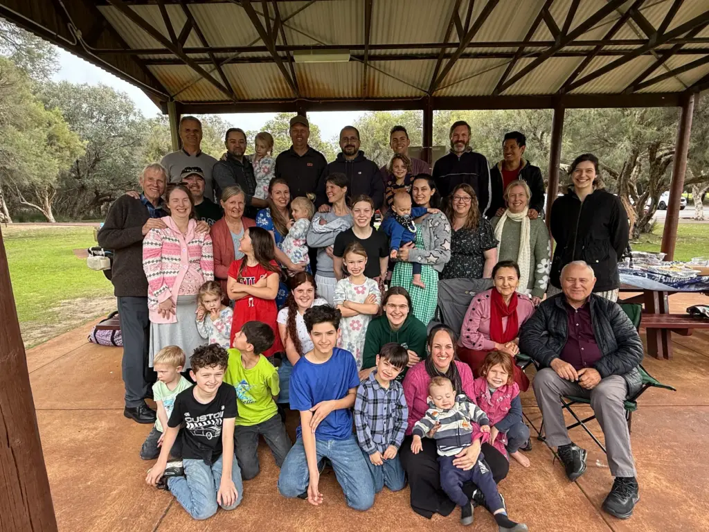 The Guildford church family together outdoors